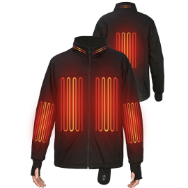 Customized heated ski jacket