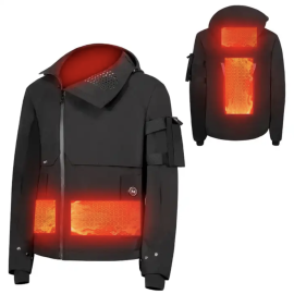 Heated waterproof Softshell jacket