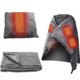 Heated multifunctional blanket