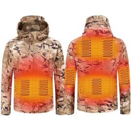 Winter outdoor sports heating ski wear smart electric heating jacket with extra thick warm heated jacket for wholesale