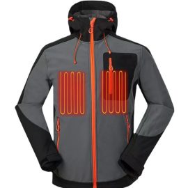 Breathable Waterproof Battery Winter Outdoor Heated Men Jacket