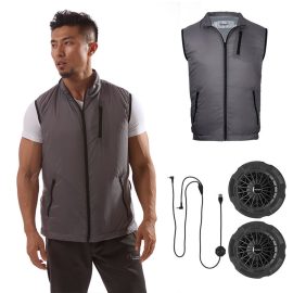 Summer Body Air Conditioning Cooling Vest with USB Cooling Fan for wholesale