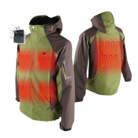 New USB Heated Ski Jacket Sportswear Set Windproof and OEM Design Heated Jacket for Winter Activities