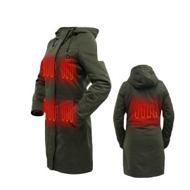 High Performance Fleece Jacket with Custom Logo Nylon Lining and Battery Pack jacket heated for Winter