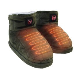 USB Heated Slippers for Outdoor Camping Wear Soft and Comfortable Slippers with heated system heated shoes