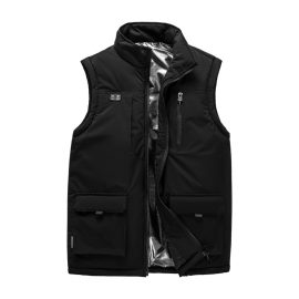 Heated outdoor vest in winter