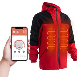 APP Control Smart Battery USB Outdoor Hiking Windbreaker Jacket